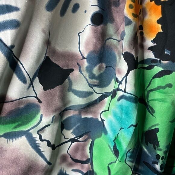 The Limited Strapless Floral Grafitti Dress Size 4 - Picture 5 of 10